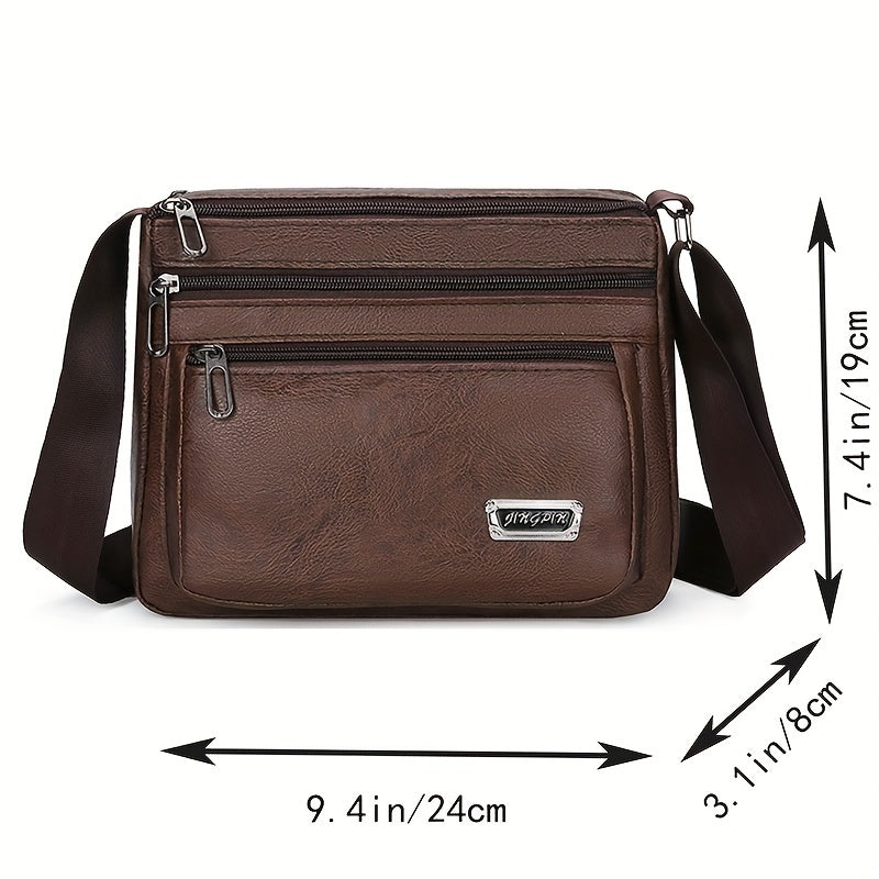 Simple Outdoor Wear-resistant Crossbody Bag - Men's Casual Shoulder Bag