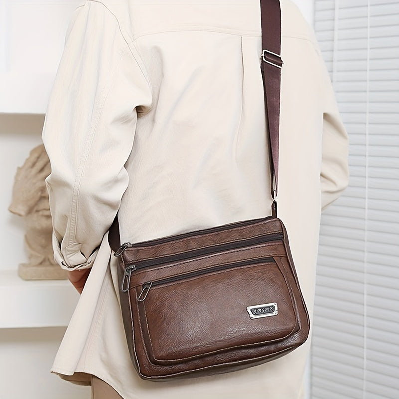 Simple Outdoor Wear-resistant Crossbody Bag - Men's Casual Shoulder Bag