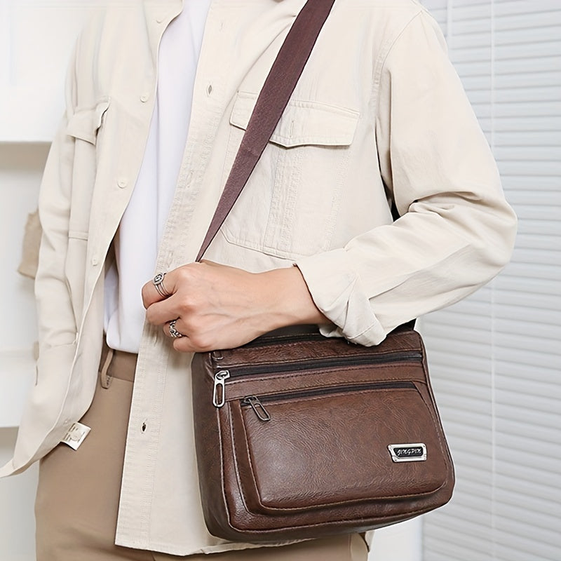 Simple Outdoor Wear-resistant Crossbody Bag - Men's Casual Shoulder Bag