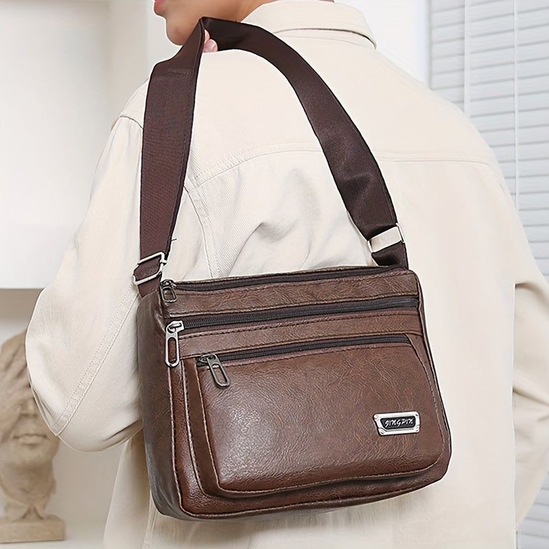 Simple Outdoor Wear-resistant Crossbody Bag - Men's Casual Shoulder Bag